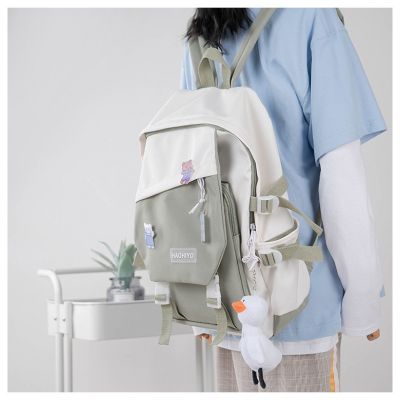 School High Schoolbag Harajuku Students Korean Style For Simple Large-capacity Korean-style