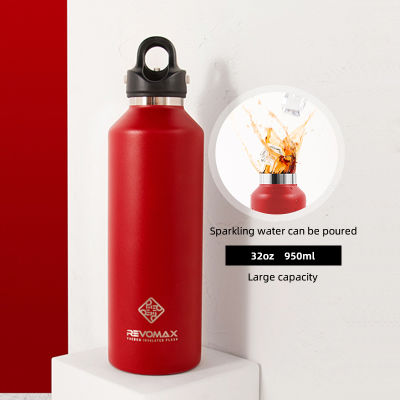 【CW】REVOMAX 950Ml Tumbler Thermo Bottle Double Wall Stainless Steel Thermal Water Bottle Cold And Hot Thermos Cup Vacuum Flask Gym