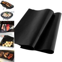 【YF】 BBQ Grill Mat Barbecue Outdoor Baking Non-stick Pad Reusable Cooking Plate 33 x 40cm for Party PTFE Accessories