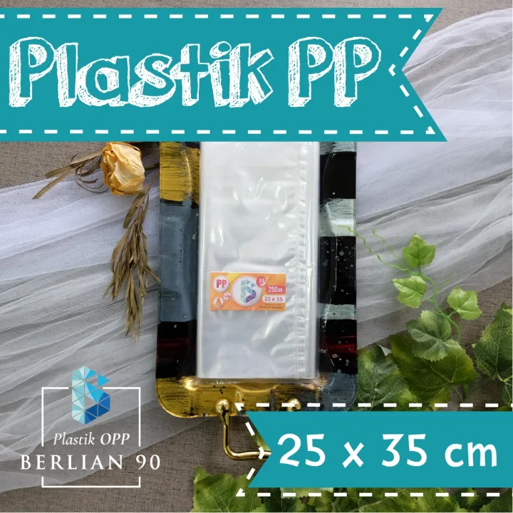 Kantong Plastik Pp Bening 25x35 Cm 35 Micron 250gr Plastik Gula