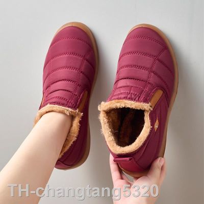 2023changtang5320 36-46 สตรีรองเท้าบูทข้อเท้ารองเท้าบูทกันน้ำผู้หญิงรองเท้าแบนฤดูหนาวรองเท้าน้ำหนักเบาสบายรองเท้า