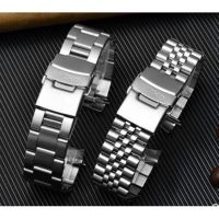 HOT ； สายนาฬิกาข้อมือสเตนเลส สําหรับ Seiko Skx175 173 007 Solid 22 มม.20