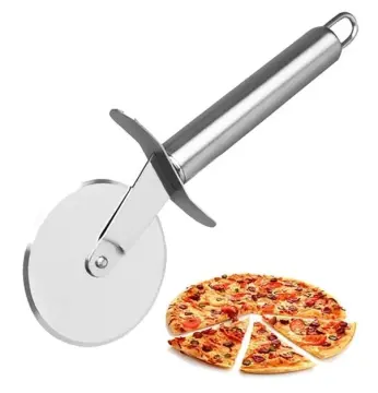 1pc, 5 Wheel Pastry Cutter, Stainless Steel Expandable Pizza Slicer,  Durable Dough Cutter, Noodle Cutter, Stainless Steel Noodle Lattice Roller,  Kitch