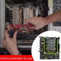 PC Game Motherboard Motherboard +E5 2670 V2 CPU+Thermal Grease LGA2011 4XDDR3 RECC RAM Slot M.2 NVME PCIE X16 6XUSB2.0 SATA3.0