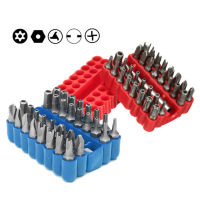 33pcs ไขควงหัวชุด Professional ไขควง Bit Hole Hollow Carbon Rod Torxs Hexs Bit Set พร้อมประแจหกเหลี่ยม-pangyh