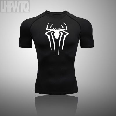 New Compression Shirt Men Fitness Gym Super hero Sport Running T-Shirt Rashgard Tops Tee Quick Dry Short Sleeve T-Shirt For Men