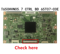 กระดานลอจิก65T07-C0E แบบ T650HVN05.7 T650HVN05.7 65T07-C0E CTRL BD สำหรับทีวี Papan Ujian มืออาชีพ Tcon Board การ์ดทีวี65T07-C0E