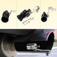 Universal Supercharger Exhaust Fake Turbo Muffler Blow Off Valve Whistle Pipe Sound Simulator Whistle Turbocharger Accessories