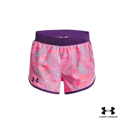 Under Armour Girls UA Fly-By Printed Shorts อันเดอร์ อาร์เมอร์ กางเกงขาสั้น UA Fly-By Printed สำหรับเด็กผู้หญิง