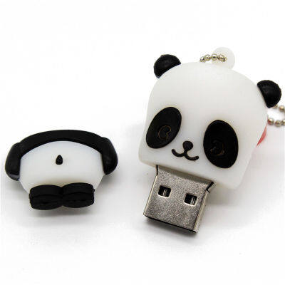 แฟชั่นใหม่ร้อน USB แฟลชไดรฟ์64กิกะไบต์32กิกะไบต์16กิกะไบต์8กิกะไบต์4กิกะไบต์128กิกะไบต์การ์ตูนแพนด้าไดรฟ์ปากกาหน่วยความจำแฟลชหมีแมวน่ารักดิสก์ U Pendrive