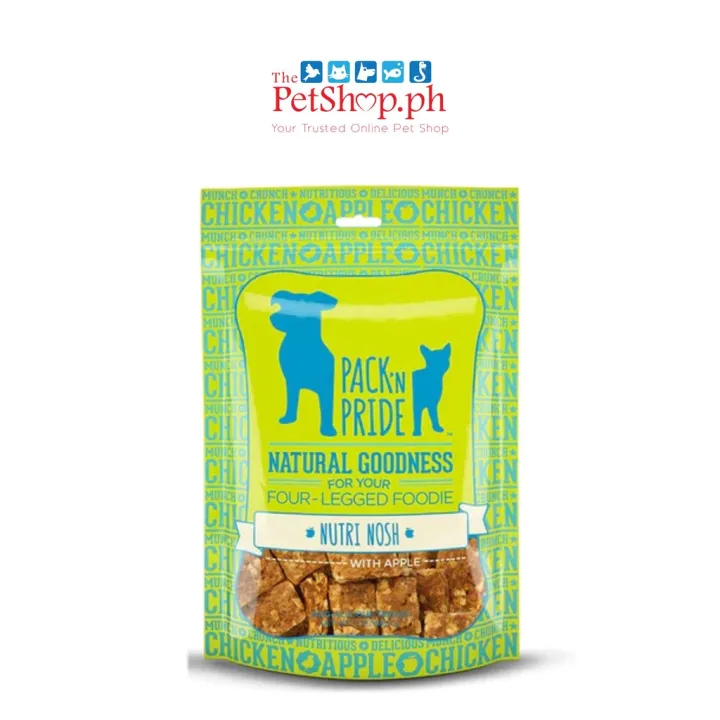 howbone dog snack Pack 'N Pride Nutri Nosh 142g Chicken w Apple ( Nutri Nosh Dog Treats) Lazada PH