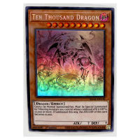 Yu Gi Oh 10000SER Ten Thousand Dragon French German DIY Colorful Toys Hobbies Hobby Collectibles Game Collection Anime Cards