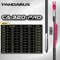 12Pcs PANDARUS ID3.2mm SP340-77คาร์บอนไฟเบอร์อลูมิเนียม Arrow Shaft PRO Series X10 Straightness-/+ 0.0015