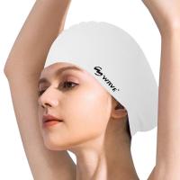 Silicone Swim Long Hair Non-Slip Silicone Swim Unisex Adult Swimming For Long And Short Hair Easy To Put On And Off Ear Swim Caps