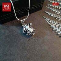 MT จี้้เงินแท้ ล็อกเก็ต รูปทรงไม้กางเขน ดีไซน์ ย้อนยุค (VINTAGE)  งานรมดำ Solid 925 Sterling Silver Pendant (sp138) MT Jewelry มณีธารา