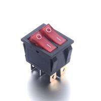 KCD6 Double Rocker Switch 250V 15A 6 Pin with Light Lamp