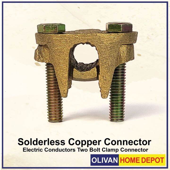 Solderless Copper Connections Electric Conductors Two Bolt Clamp Connector Lazada Ph 3088