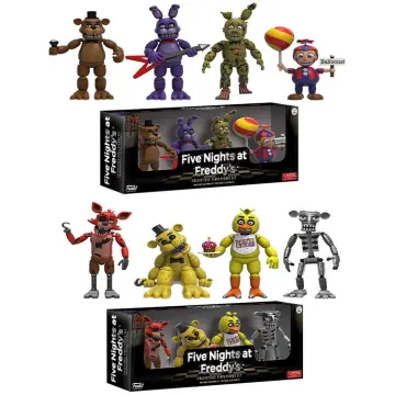 Hot Sell Five Night At Freddy Anime Fnaf Bear Free Assembly Action Figure  Pvc Model Freddy Toys For Children