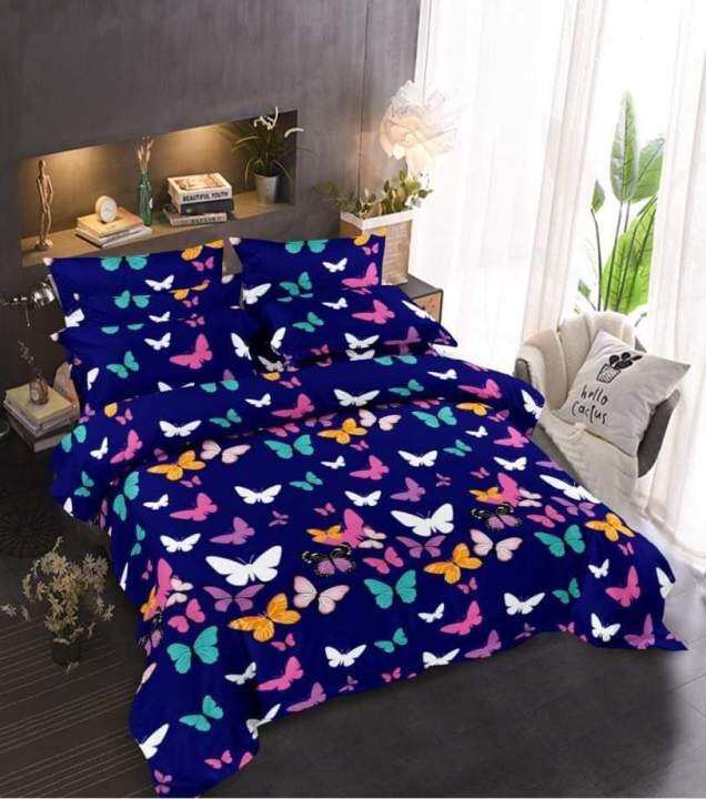 Bedsheet Pure Canadian High Quality 3in1 in set 2 pillow case zipper 1 fitted sheet fully