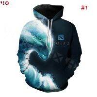 2023 NewHX Dota2 Morphling Queen Of Pain PC เกม3D พิมพ์ Unisex Hoodies Casual เสื้อแขนยาว