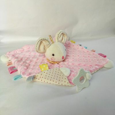 Soft Animal Pattern Appease Towel Baby Plush Blanket Infant Comforter Doll Toy