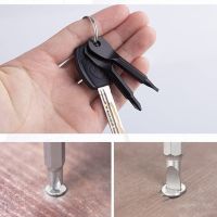 2 Set Screwdriver Camping Tool Maintenance Kit Of Key Chain