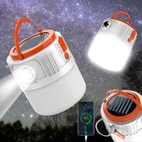 ☑ Multifunctional Solar Camping Lights USB Rechargeable Led Camping Lantern Lamp Flashlights Outdoor Led Camp Lights