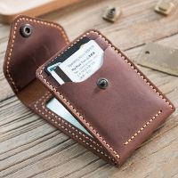 【CW】◎  Vintag horse Leather card horder men Card ID Holders leather buiness driving