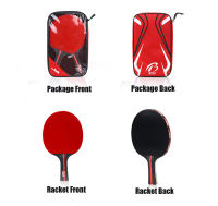 Quality 2pcslot Table Tennis Bat Racket Double Face Pimples In Long Short Handle Ping Pong Paddle Racket Set With Bag