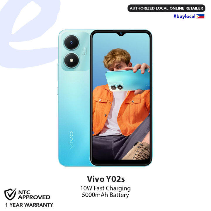 Vivo Y02s 3GB+64GB Storage 6.51-inch HD+ Display 5000mAh Battery ...