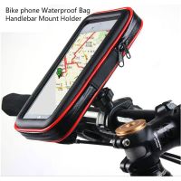 Motorcycle Bicycle Phone Holder Bike Touch Screen Case Bag For Huawei Mate 30 20 Pro P40 P30 P20 Lite Nova 5T Honor 70 50 9X 8X