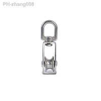 Swivel Pulley M15 M20 M25 M32 Lifting Single Pulley Roller Stainless Steel Heavy Duty Single Wheel Swivel Lifting Rope Pulley