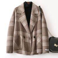 [COD] 2022 new fragrant double-sided cashmere coat womens mid-length high-end slim woolen