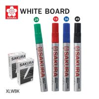 ปากกาไวท์บอร์ด 2.0 มม. ยี่ห้อ SAKURA White Board Marker XLWBK-#  1 แท่ง  น้ำเงิน/เขียว/แดง/ดำ
