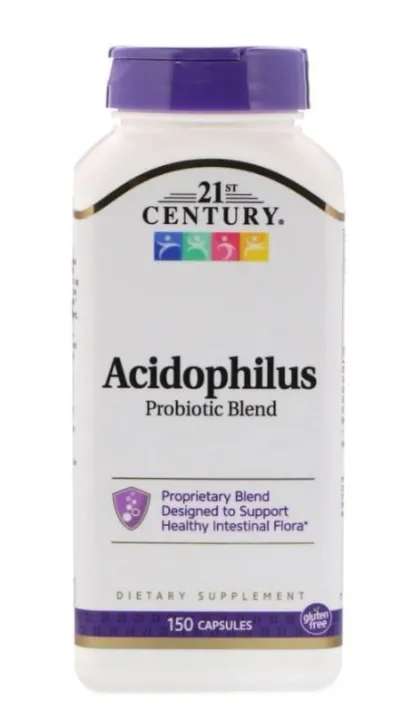 **21st Century, Acidophilus Probiotic Blend,** 150 Capsules | Lazada PH