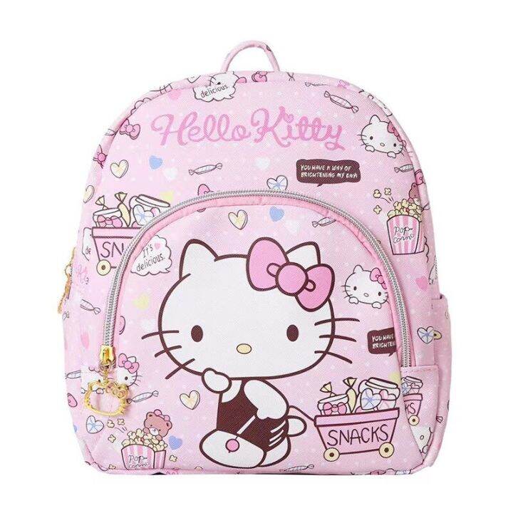 sanrio-kawaii-hello-kitty-cinnamoroll-kuromi-my-melody-cartoon-cute-leather-transparent-childrens-backpack-school-bag-girl-gift