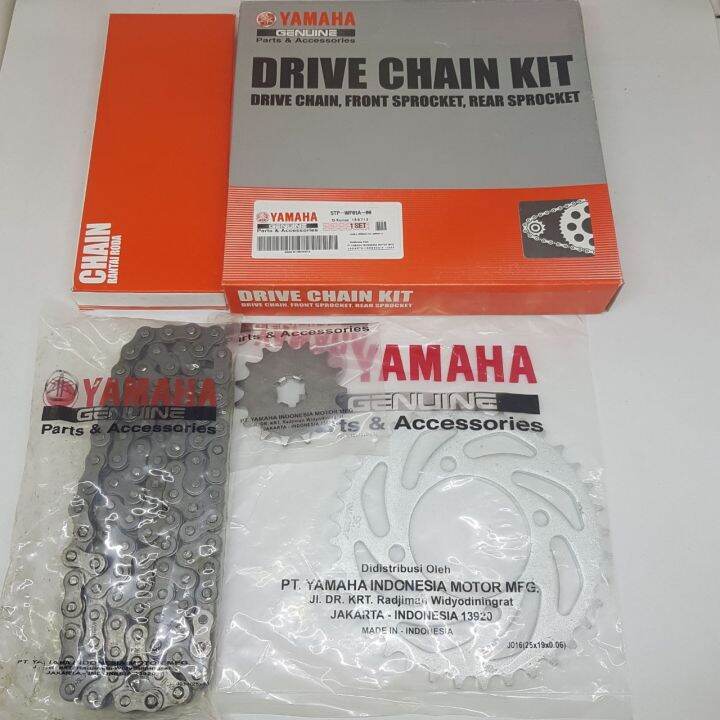 Gearset Girset Gir Gear Set Rantai Yamaha Jupiter Z Burhan Vega R New