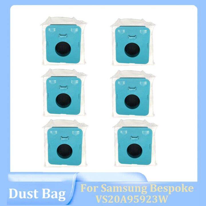6Pcs Vacuum Cleaner Dust Bag for Samsung Bespoke VS20A95923W AirJet Cordless Rod Vacuum Cleaner