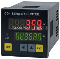 Cg4-rb60เครื่องนับแบบดิจิตอลไฟฟ้า48*48มม. Cg4เครื่องนับแบบดิจิตอล