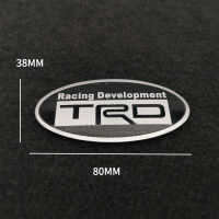 TRD สติกเกอร์ลายโลโก้สำหรับติดรถยนต์อลูมิเนียมมอเตอร์สปอร์ต Badge สติ๊กเกอร์สัญลักษณ์สำหรับโตโยต้าคราวน์