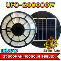 ของแท้ โปรแรง** UFO-200000W-WW แสงวอมไวท์ ใหญ่สุด 55cmSolar Cell โคมไฟถนนโซล่าเซลล์ UFO Square Light ไฟถนนโซล่าเซลล์