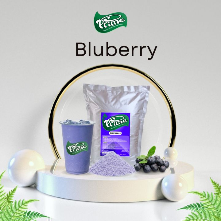 Bubuk Minuman BLUBERRY Powder Drink Prime 1 Kg Tanpa Gula Powder Bubble ...