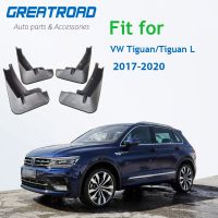 4Pcs รถ Mudflaps ด้านหน้าด้านหลัง Mud Flaps Mudguards Splash Guards Fender Flares สำหรับ VW Tiguan/tiguan L 2017 2018 2019 2020