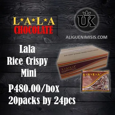 LALA RICE CRISPY MINI (20PACKS BY 24PCS) | Lazada PH
