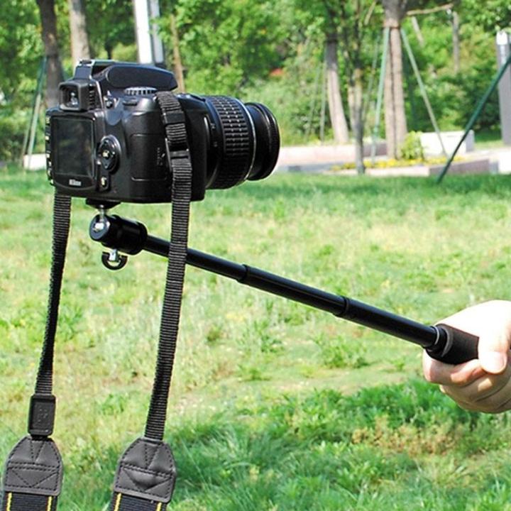 ไม้เซลฟี่สำหรับยึดกล้อง-gopro-action-camera-dslr-หัวบอล-หมุนได้-360-องศา