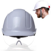 Safety Helmet With Protective PC Glasses ABS Construction Helmets Work Cap Engineering Power Rescue Helmet Working Hard Hat