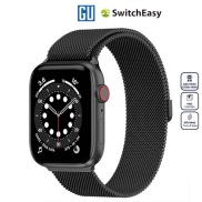 Dây đeo SwitchEasy Mesh Stainless Steel Màu Black For Apple Watch Series 1