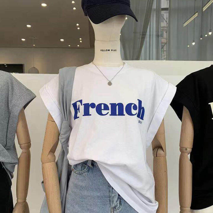 พร้อมส่ง-เสื้อยืดทรงหลวม-สำหรับผู้หญิง-ใส่สบายวันหยุด-เสื้อยืดเเขนสั้น