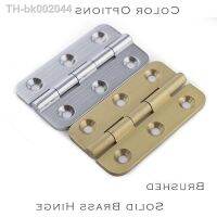 △ brushed nickel and brass color Solid brass 2 Hinge open 270 degree small furniture Hinge with screws