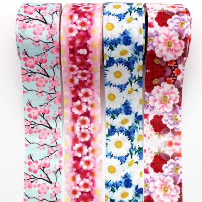 1-1/2 38mm large flower ribbon 10 yards DIY handmade materials headwear bow technology Grosgrain ribbons Gift Wrapping  Bags